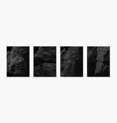 Dark Rock Texture Wall Art Artistic Home Decor