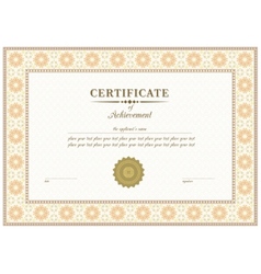 Vintage certificate Royalty Free Vector Image - VectorStock