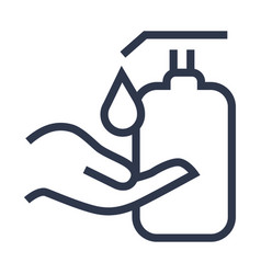 Soap Pump Hand Icon