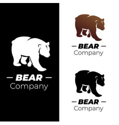 Bear Mascot Emblems Symbols Icons Logo