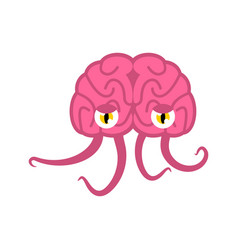 Brain With Tentacles Monster Space Invader