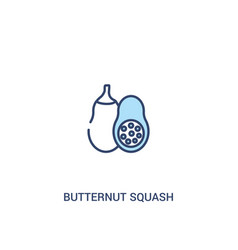 Butternut Squash Concept 2 Colored Icon Simple