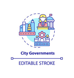 City Governments Concept Icon