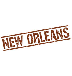 New Orleans Brown Square Stamp