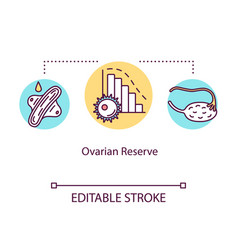 Ovarian Reserve Concept Icon Infertility