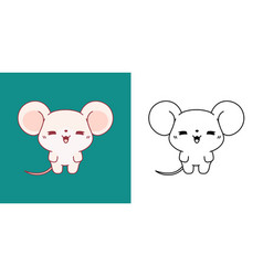 Kawaii Rat Multicolored And Black White