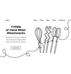 Kitchen Tools Cooking Utensil Landing Page