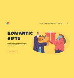 Romantic Gifts Landing Page Template Couple