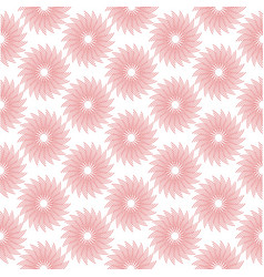 A Seamless Pattern Of Line Floral Shapes