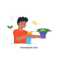 Houseplant Care Concept