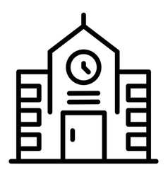 University Building Icon Outline Online