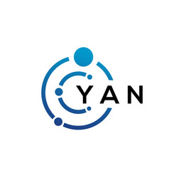 Yan Letter Technology Logo Design On White