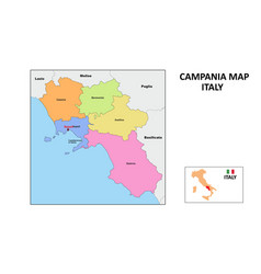 Calabria Map State And District Map Of