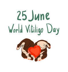 A Card Of The World Vitiligo Day