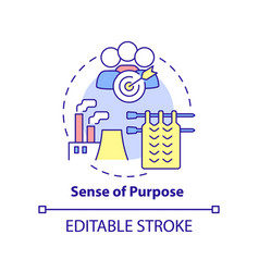 Sense Of Purpose Concept Icon