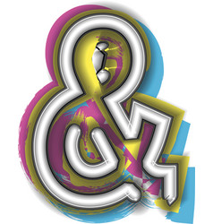 Ampersand Neon Sign Symbol Design