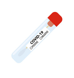 Coronavirus Swab In Test Tube