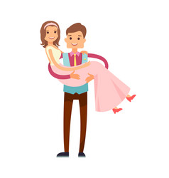 Groom Carrying Bride Poster