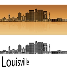 Louisville Skyline In Orange