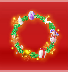 3d Decorated Christmas Wreath