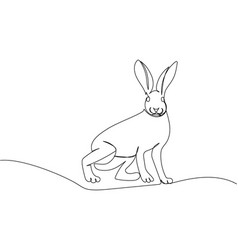 Granada Hare Bunny One Line Art Continuous Line