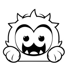 Cute Monster Cartoon Character