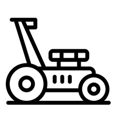 Lawn Mower Icon Outline Trimmer Garden