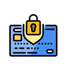 Credit Card Security Bank Payment Color Icon