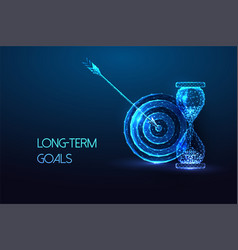 Long Term Goals Strategy And Planning Futuristic