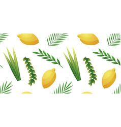 Sukkot Pattern Religious Traditional Holiday