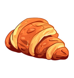 Freshly Baked Croissant A Gourmet Breakfast