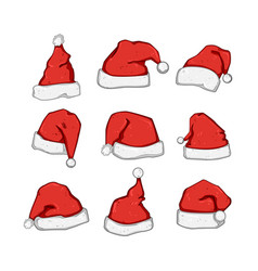 Hat Santa Set Cartoon