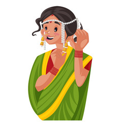 Indian Marathi Woman Cartoon