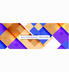 Colorful Background Design With Squares Triangles