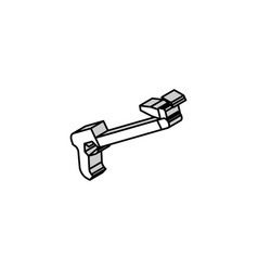 Harpoon Weapon Military Isometric Icon