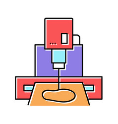 Sole Cut Machine Color Icon