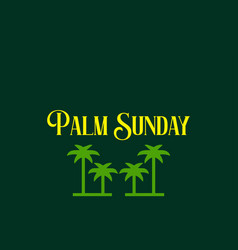 Systematic Happy Palm Sunday Text Design