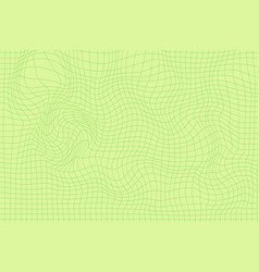 Green Retro Psychedelic Checkerboard Pattern