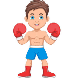 Boxer Boy Cartoon