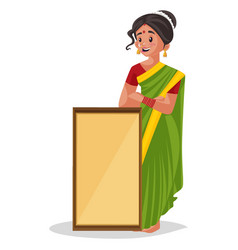 Indian Marathi Woman Cartoon