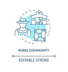 Rural Community Concept Icon