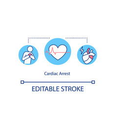 Cardiac Arrest Concept Icon