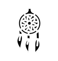 Dream Catcher Kid Bedroom Glyph Icon