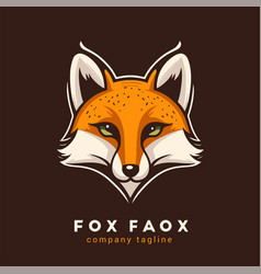 Fox Head Logo Branding Concept