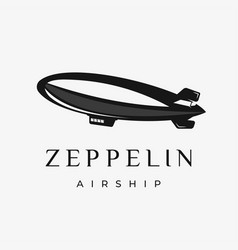 Vintage Zeppelin Airplane Design Zeppelin Symbol