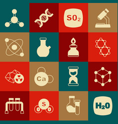 Set Chemical Formula H2o Molecule Sulfur Dioxide