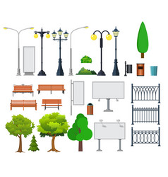 City park bench Royalty Free Vector Image - VectorStock