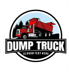 Dump Truck Logo Design