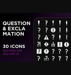 Question Exclamation Mark Icon Pack