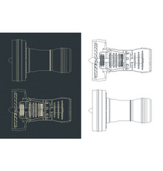 Turbofan Engine Drawings